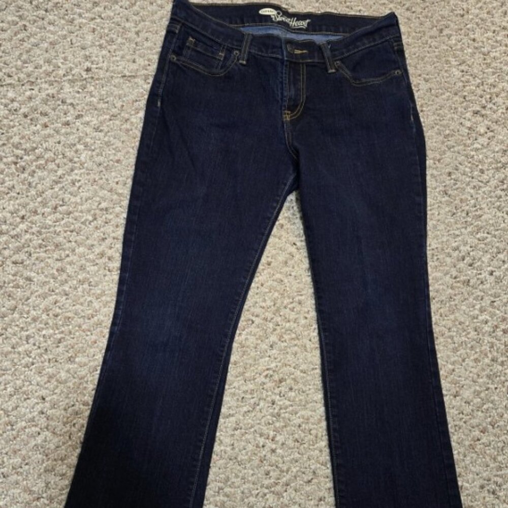 Old Navy The Sweetheart jeans size 4 Regular dark denim